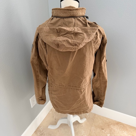 Express Tan Jacket with Black Patch - Picture 5 of 15